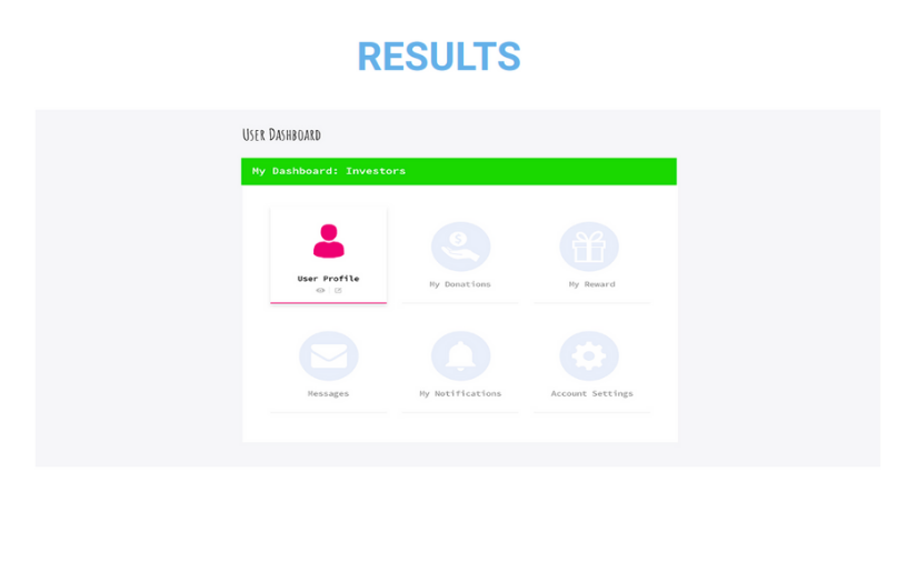 ONLINE CROWDFUNDING PLATFORM screenshot 3